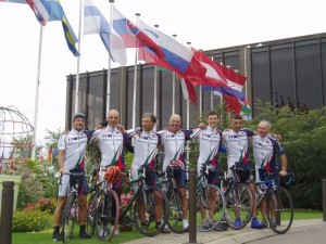 I ciclisti del Road Bike Tour 2006 a Strasburgo