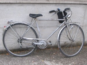 La vecchia bici protagonista della storia