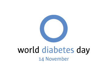 Simbolo del diabete e Giornata Mondiale del Diabete