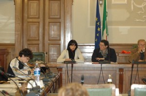 Simone e Patrizia parlano al Consiglio Provinciale di Mantova