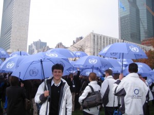 Simone Donadello all'ONU a New York per la Giornata Mondiale del Diabete