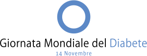Logo ufficiale della Giornata Mondiale del Diabete in italiano